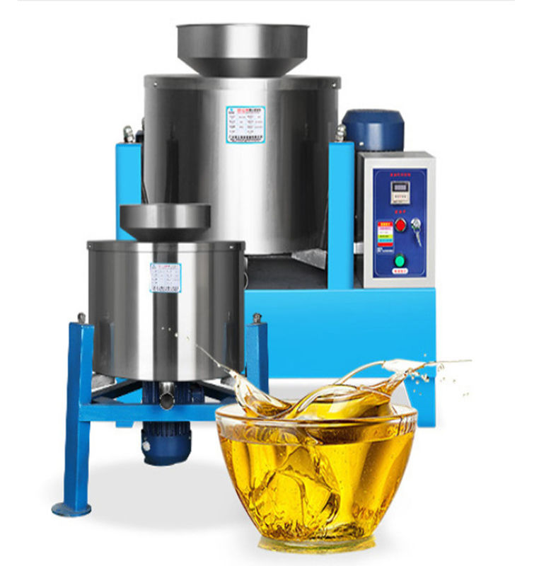 Centrifugal Peanut Oil Filtering Equipment Large Capacity Blue / Customized Color