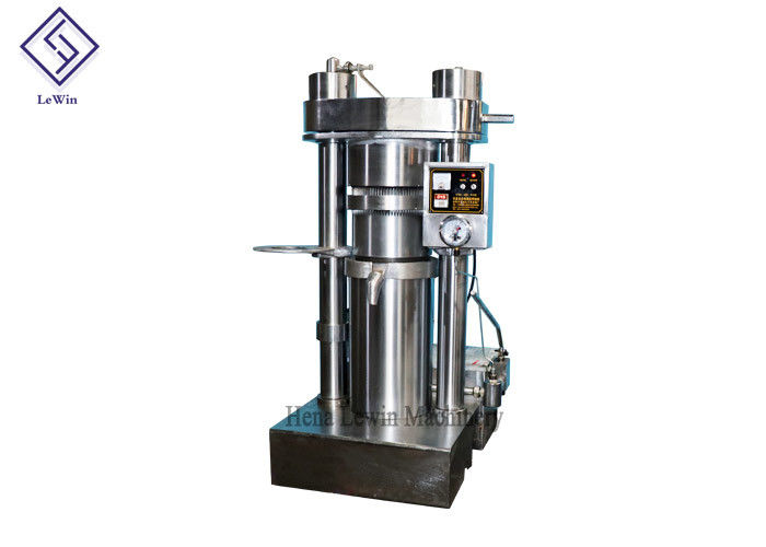Walnut Oil Making 65kg/h Hydraulic Deep Drawing Press Machine For Small