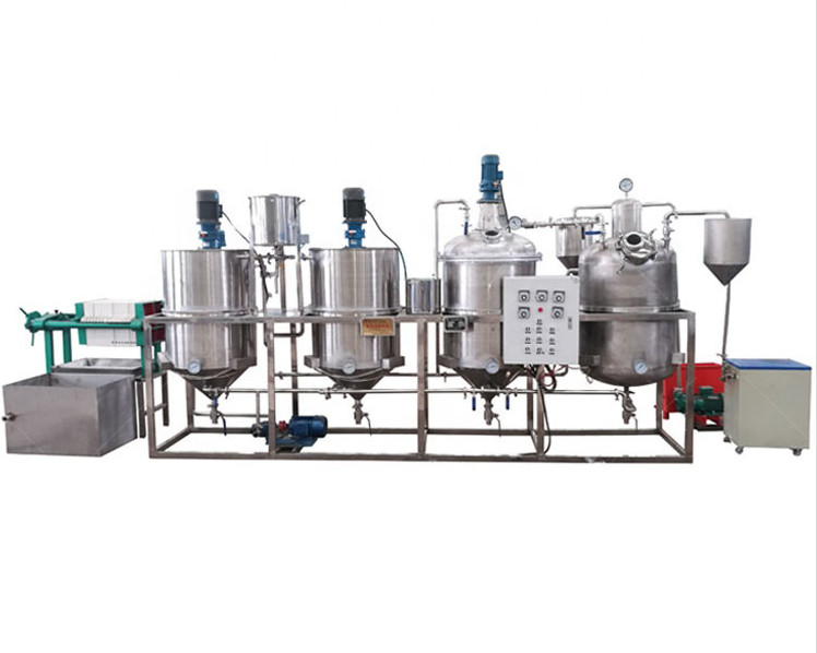 Mini Vegetable Oil Refinery Equipment High Efficiency Palm Oil Refining