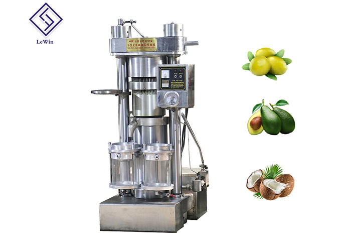 Avocado High Pressure Hydraulic Oil Press Machine 2.2kw / 1.1kw Power