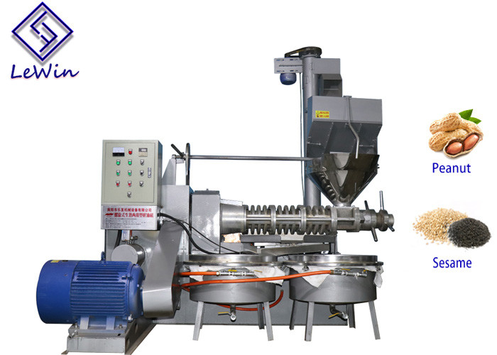 Energy Saving Edible Oil Extraction Machine Cold Sesame Oil Pressers