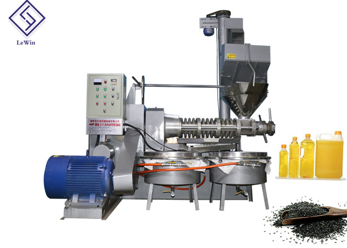 Stainless Steel Screw Oil Press Machine Palm Kernel Oil Presser High