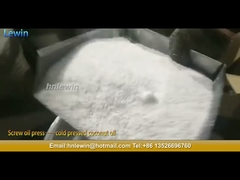 Cold press coconut oil by Lewin screw oil machine
