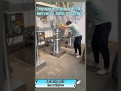 Press sasame oil by hydraulic oil machine