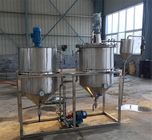 Low Noise Soya Bean Oil Refining Machine , Crude Oil Extraction Machine