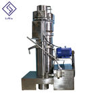 High Oil Yield Hydraulic Industrial Oil Press Machine 11 Kg / Batch Capacity