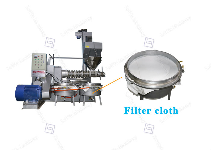 6YL-120 Screw Coconut Oil Press Machine 310 Kg/H With L Type Seed Feeding