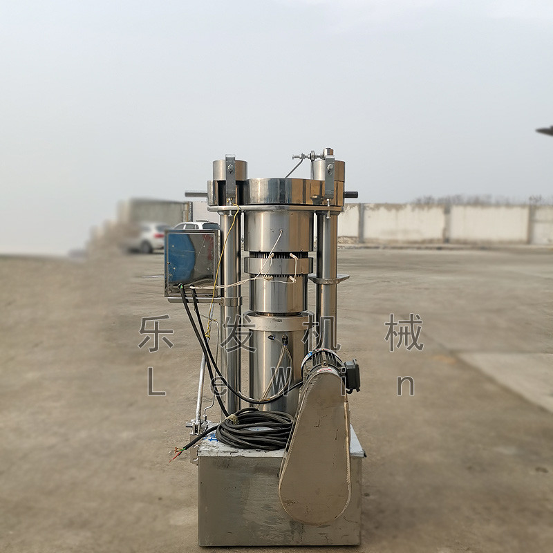 Multi Function Hydraulic Oil Press Machine 60-100 Kg/h Capacity 2.2 Kw Power 380V/220V Voltage 335mm Kettle