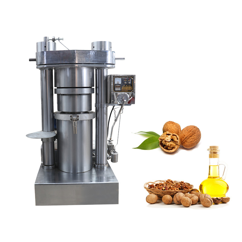 Hydraulic Type Cold Press Walnut Edible Oil Making Machine Alloy Material