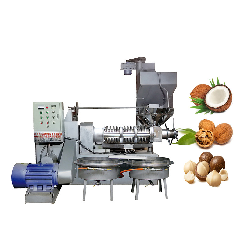 Automatic Screw Industrial Oil Press Machine Alloy Steel Material 120 - 160 Kg/H Capacity