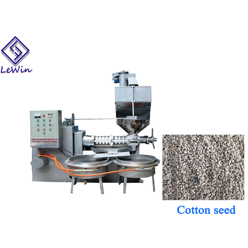 300kg/h large capacity screw oil press machine for alloy materials for soybean