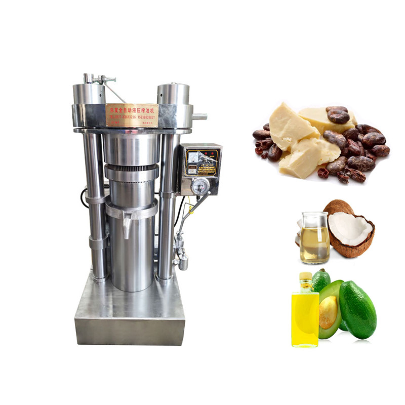 Avocado High Pressure Hydraulic Oil Press Machine 2.2kw / 1.1kw Power 670 * 950 * 1460mm