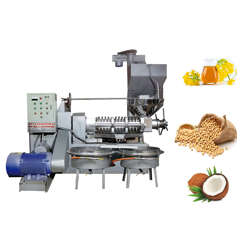 Top oil yield high capacity oil making machine with oil filter system