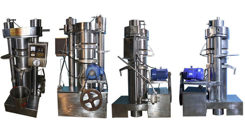 1.1 Kw Automatic Oil Press Machine , Alloy Material Sesame Oil Press Machine