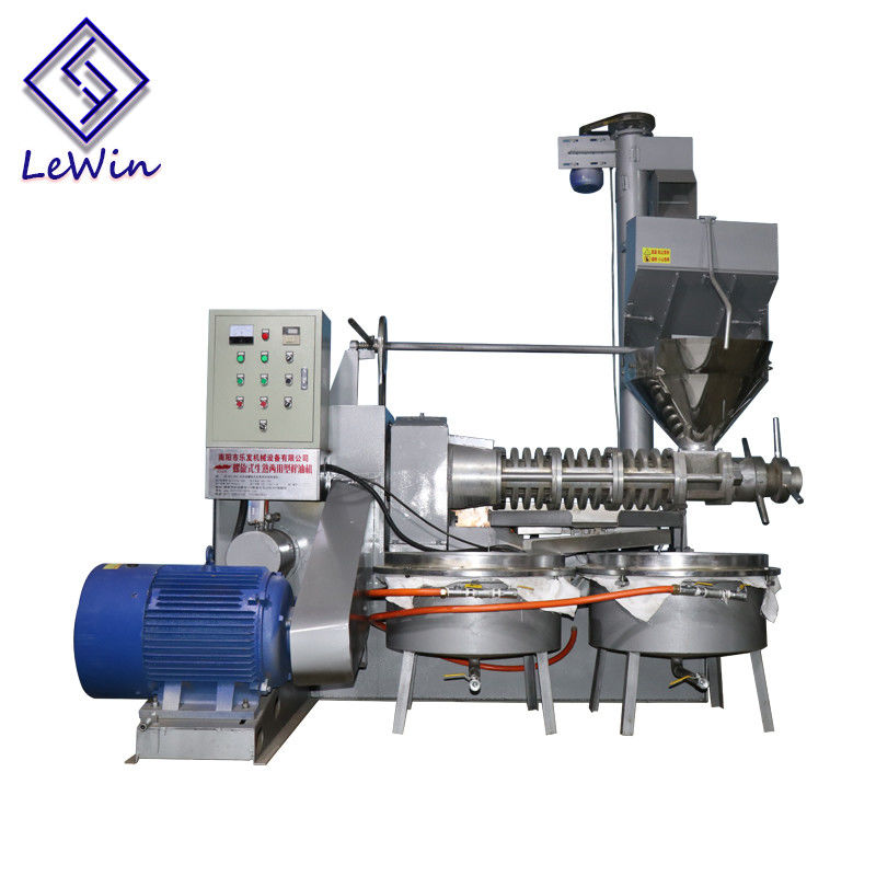Stable Performance Screw Oil Press Machine High Oil Yield For Groundnut