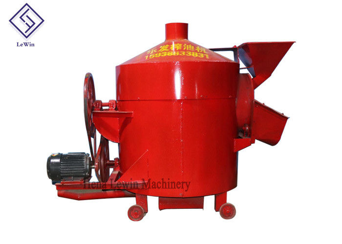 Gas Heat Method Sesame Roasting Machine 25 Kg / Bacth 1 Year Warranty