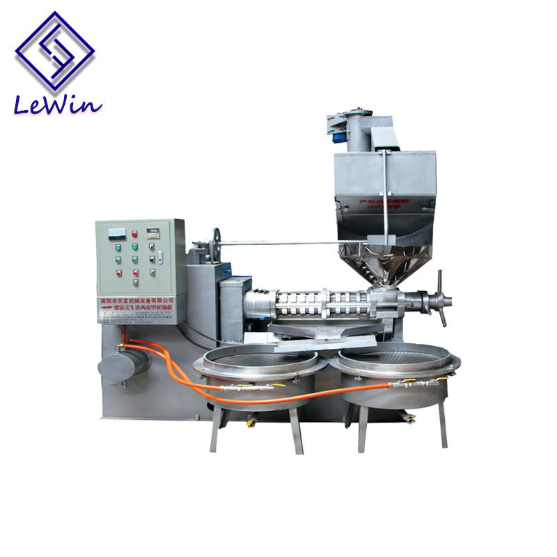 Stable Screw Oil Press Machine Alloy Steel Material For Cooking Oil