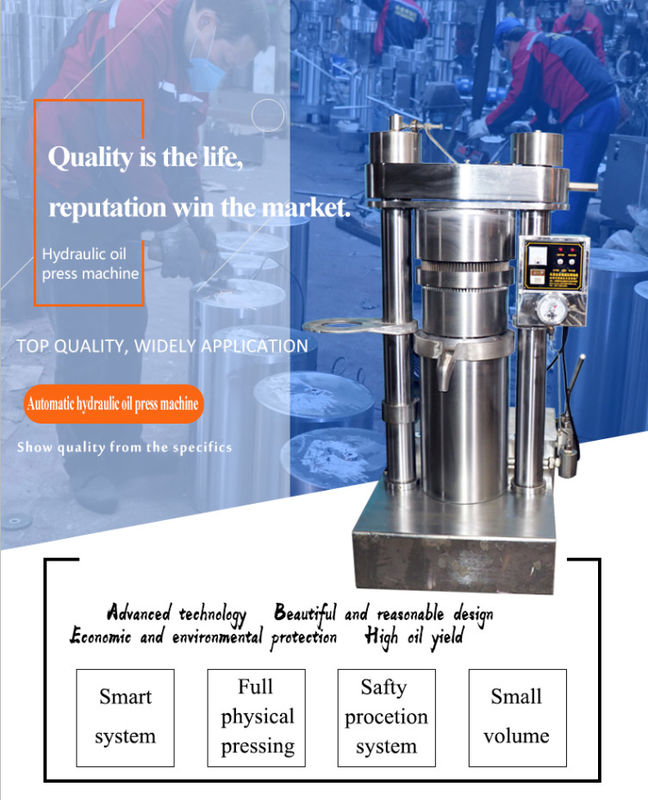 High capacity 6YY model oil presser hydraulic oil making machine for healthy oil