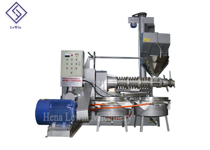 1.1 KW Peanut Oil Press Machine / Sesame Oil Press Machine 2.15*1.6*2.7 M