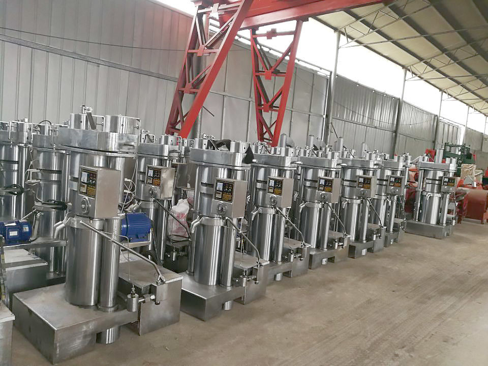 Avocado Hydraulic Oil Press Machine 23 Kg/Batch 60 MPa Pressure