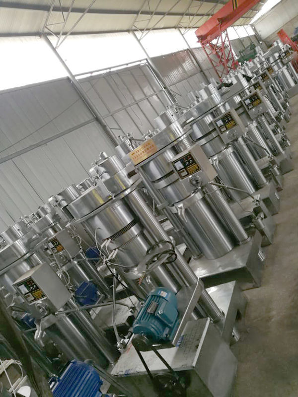 60MPa High Pressure Sesame Oil Press Machine / Cold Press Oil Extraction Machine