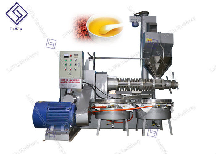 Automatic Commercial Peanut Screw Oil Press Machine High Oil Yield Low Noise