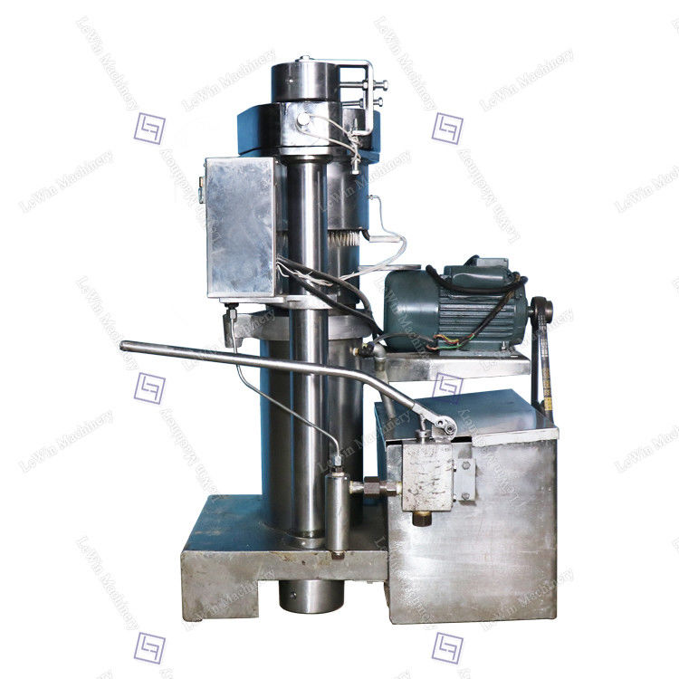 Commercial Groundnuts Hydraulic Oil Press Machine Food Grade 4kg / Batch Capacity