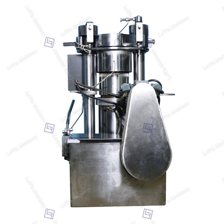 4kg / Batch Sunflower Hydraulic Industrial Oil Press Machine Food Grade