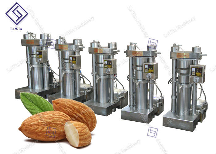 Commercial Hydraulic Oil Press Machine 2.2kw / 1.1kw Power For Sesame Walnut