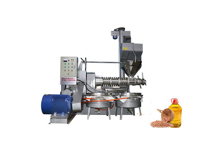 400 - 750kg/H High Oil Yield Screw Oil Press Machine Alloy Materials