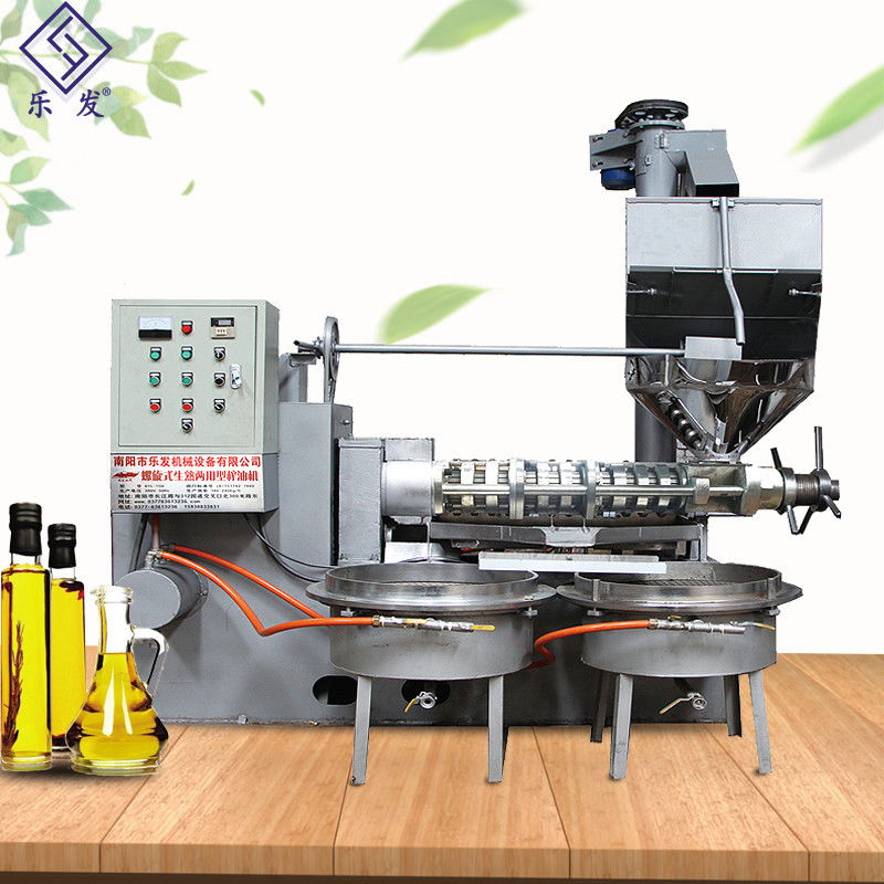 Stable Performance Cold Press Oil Extractor / Sesame Oil Press Machine 1800 Kg Weight
