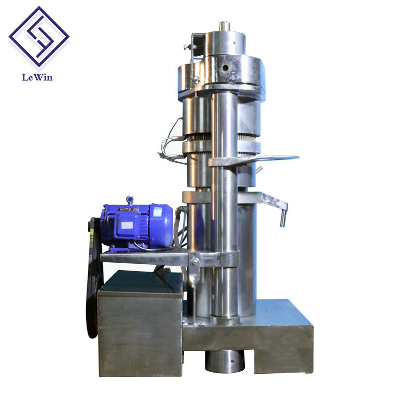 Cold Pressed Sesame Oil Industrial Oil Press Machine 23 Kg / Batch Capacity