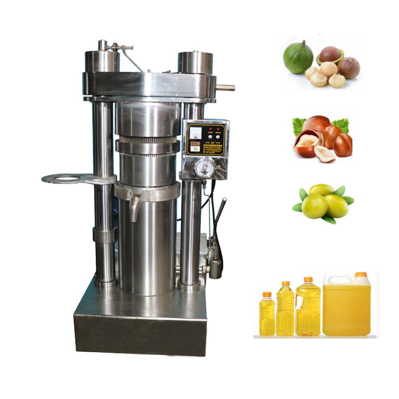 Sesame Hydraulic Oil Press Machine Peanut Oil Making Machine 1 Year Warranty