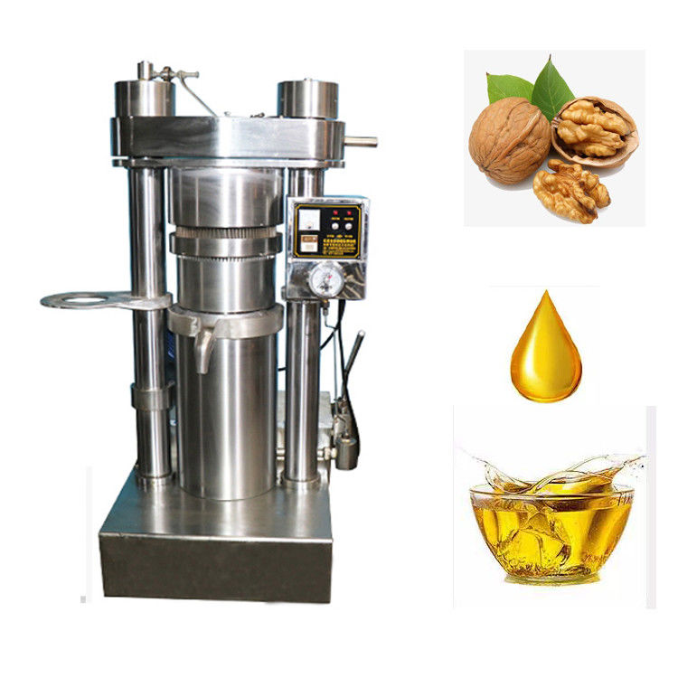 Walnut Oil / Olive Oil Processing Machine Electric Oil Press Machine Automatic Operation