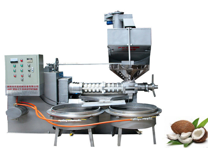 Vegetable Industrial Oil Press Machine With Oil Filter Simple Control Cooking