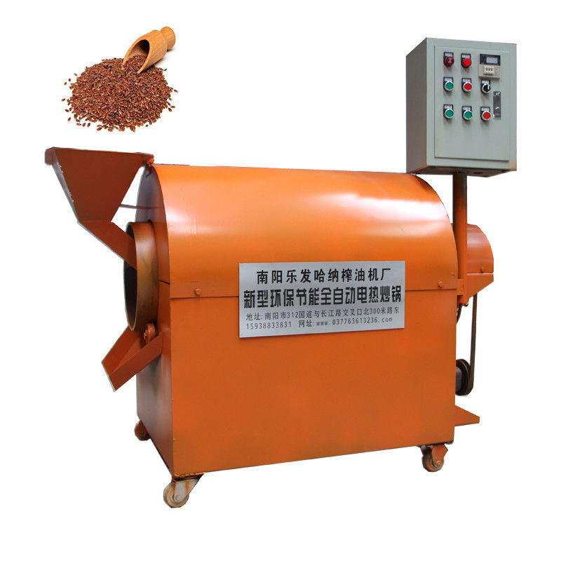 50 Kg Industrial Roasting Machine Sesame Roaster Machine With Gas Heating