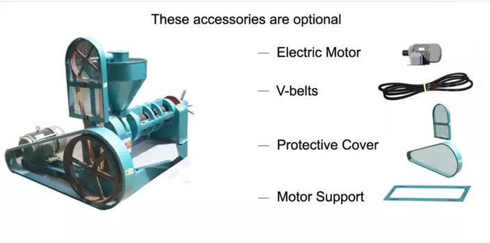 30 - 40 R / Min Screw Type Press Machine / Cold Press Oil Extractor Easy Operation