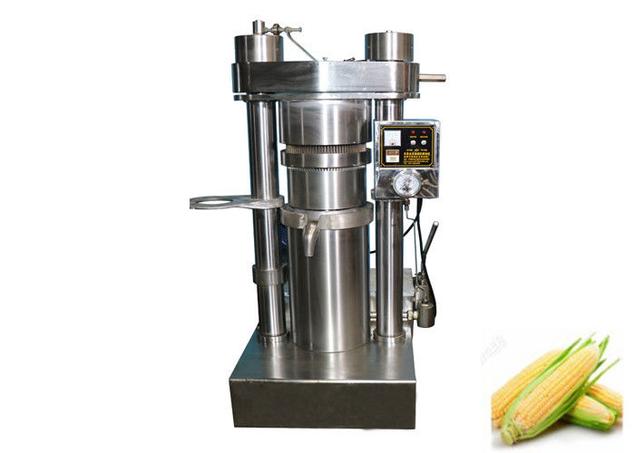 Alloy High Efficiency Hydraulic Oil Press Machine 270mm Oil Cake Diameter For Sesame