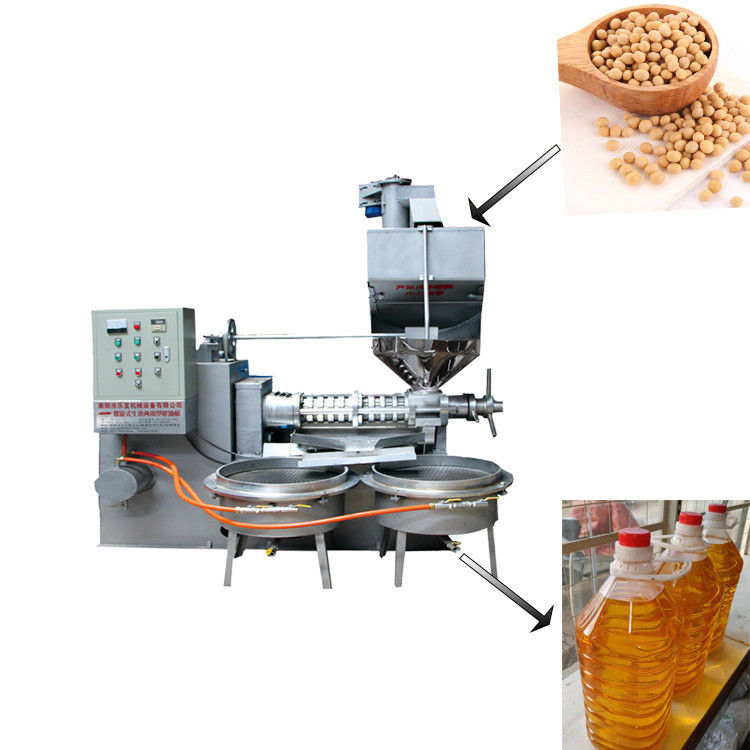 1 Ton Spiral Groundnut Coconut Oil Extraction Machine Low Energy Consumption