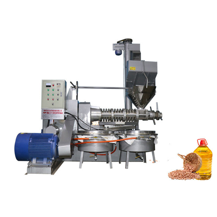Easy Control Cold Oil Making Industrial Oil Press Machine 180 - 300 Kg/H Capacity
