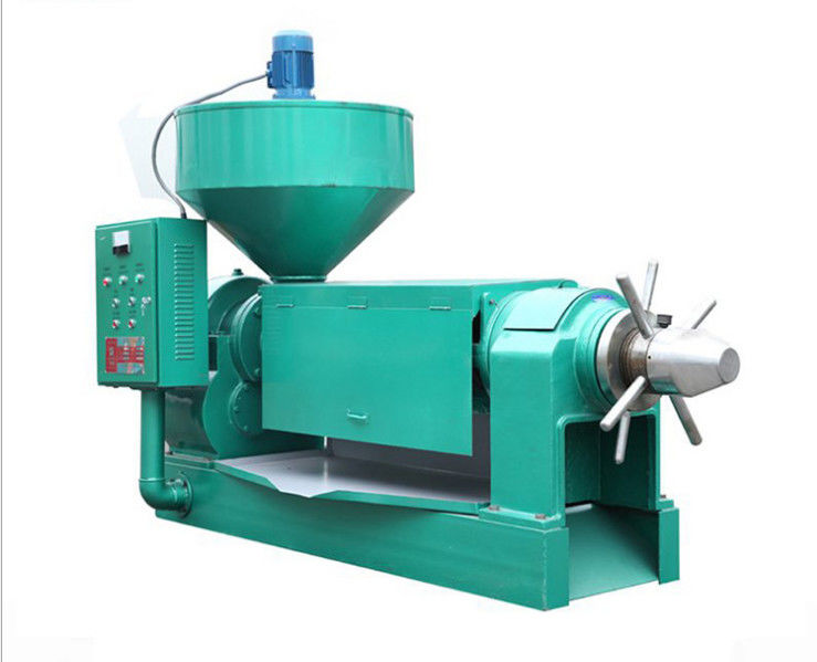 Single Screw Oil Press Machine For Hemp Peanut Seeds 20T / 24H Capacity