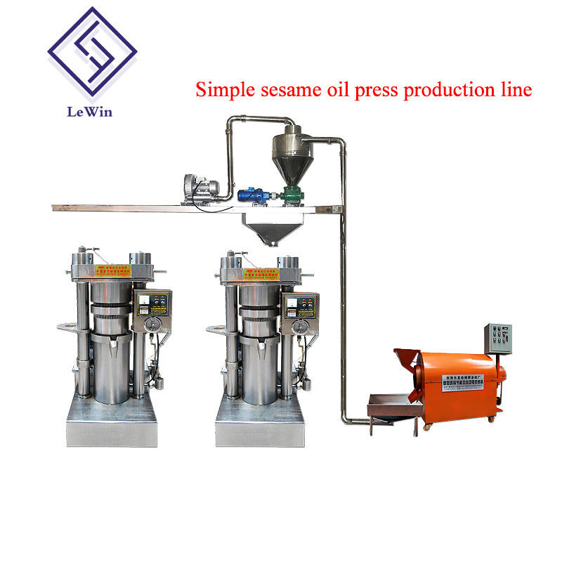 Stable Industrial Oil Press Machine Hot Pressed Sesame Oil Extractor Machinery