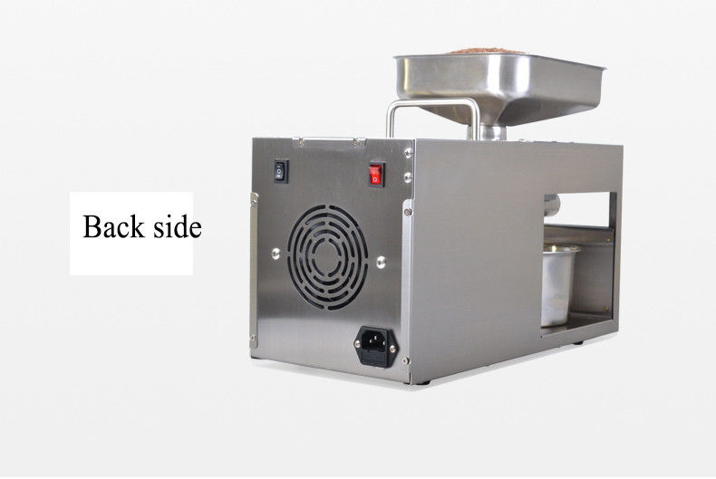 Small Home Oil Press Machine Groundnut Oil Press Machine With 3 - 5 Kg/H Capacity