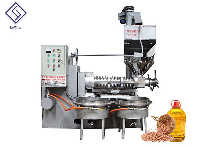 37KW Power Nut Oil Press Machines / Cooking Oil Extraction Machine Long Durability