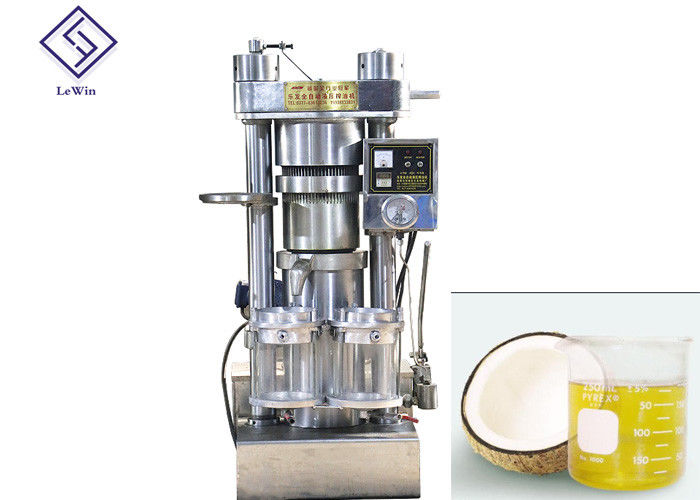 Durable Performance Sesame Oil Press Machine Hydraulic Oil Extractor 8.5 Kg / Batch Capacity