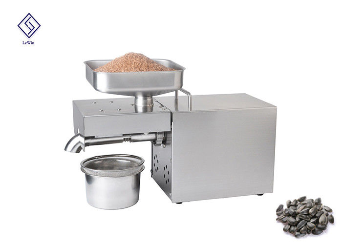 3-6 Kg/H Peanut Stainless steel Oil Press Machine For Home Use Fully Automatic