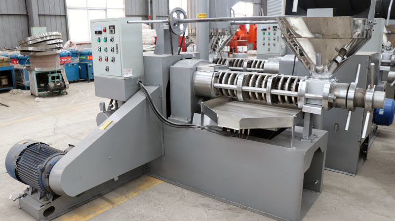 Vacuum Filter 30kw 450Kg/H Sunflower Screw Oil Presser