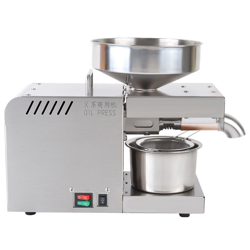 Stainless Steel Home Oil Press Machine 3-6 Kg/H mini oil expeller machine
