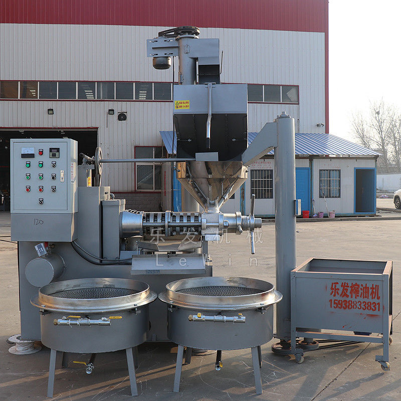 Large Capacity Screw Sesame Mustard Oil Expeller Machine With Vacuum Filter