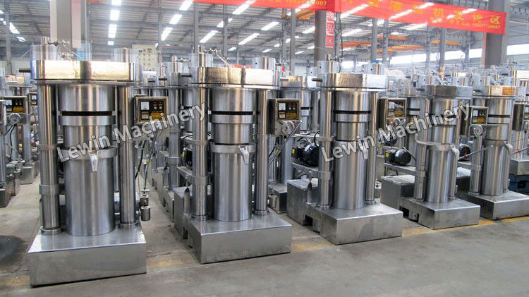 60mpa Working Pressure Hydraulic Oil Press Machine For Sesame Edible Oil
